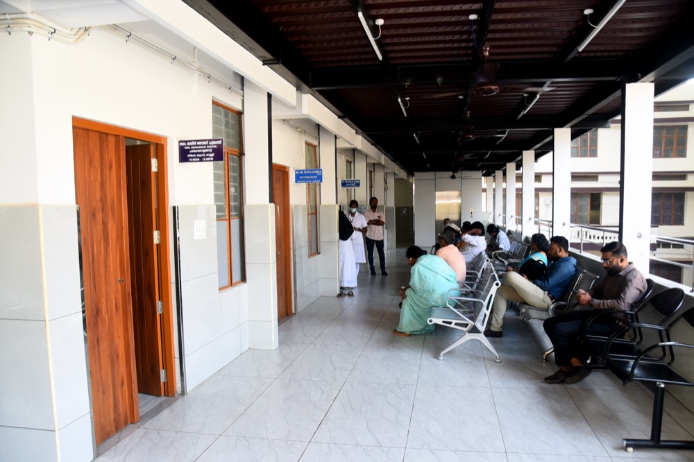 Main entrance of St. Vincent De Paul Hospital, Ollur, Thrissur